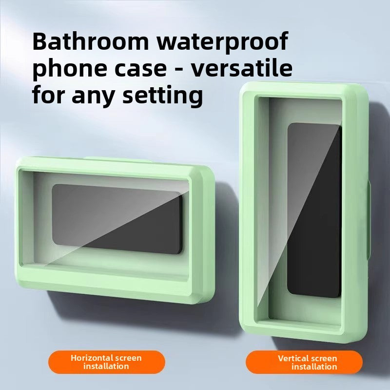Bathroom waterproof mobile phone box