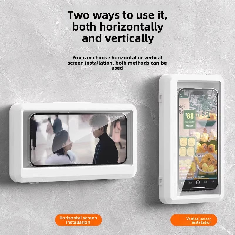 Bathroom waterproof mobile phone box